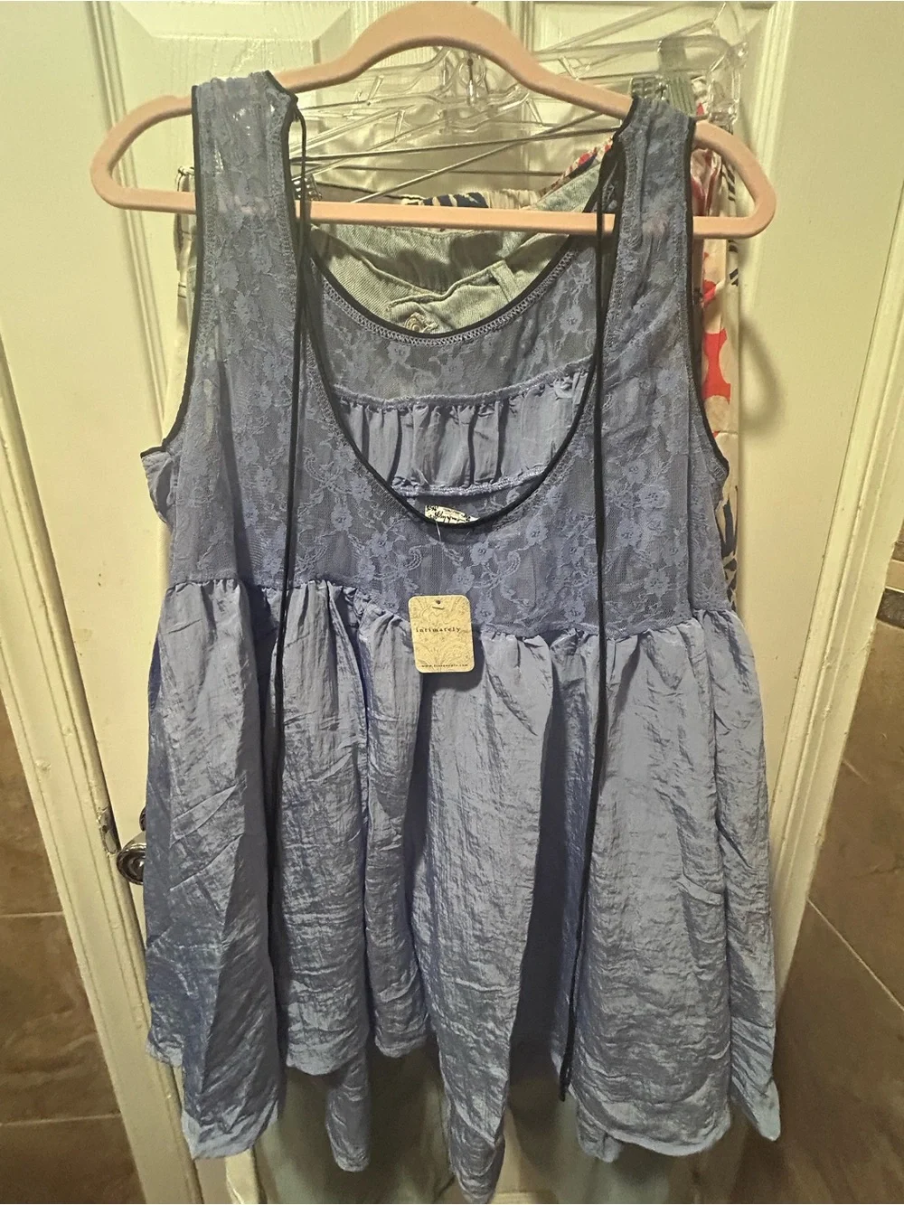 NWT FREE PEOPLE The Current Obsession Mini Slip